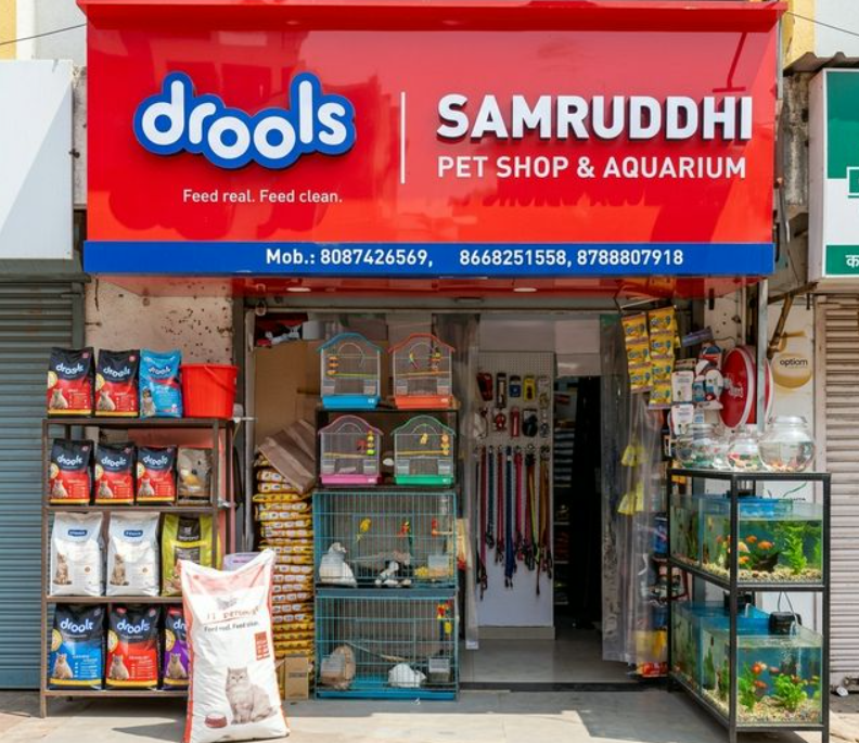 Samruddhi Pet Shop Storefront in Jalgaon